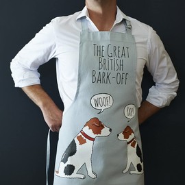 Sweet William Jack Russell apron