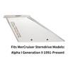 Boat Skeg Repair Guard Replacement Kit Fits MerCruiser Alpha 1