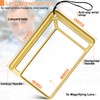 AKKYCVS 5X Full Page Magnifying Glass for Reading, Lightweight Rectangular