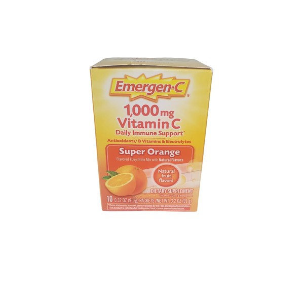Emergen-C Vitamin C Drink Mix - Super Orange - 10 ct by Emer'gen-C