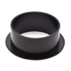 1-3/8 Inch(35mm) Zinc Alloy Desk Hole Cover Grommets Black Wire
