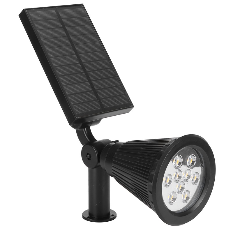 9LED Chips Solar Spotlights LED Solar Landscape Lights for Outdoor