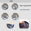10pcs Egg Molds Egg Shaper Egg Ring For Frying Eggs