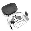 Detachable Sissy Bar Passenger Backrest with 4-Point Docking Hardware Kit