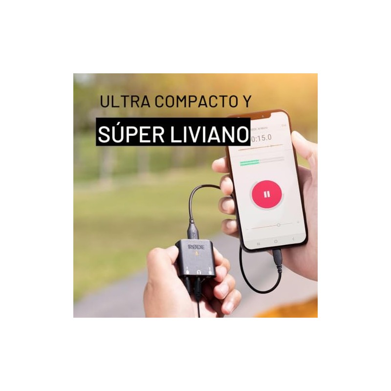 Interfaz de audio Rode AI-Micro USB, Negro