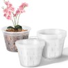 RAOOKIF 4 5 6 7 Inch Clear Orchid Pots, 8