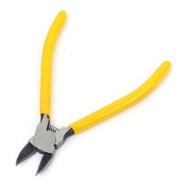 XINGYIYIJIA Professional Flush Side Cutters, 15.5 cm Length, Yellow Anti-Slip Handle, 110g