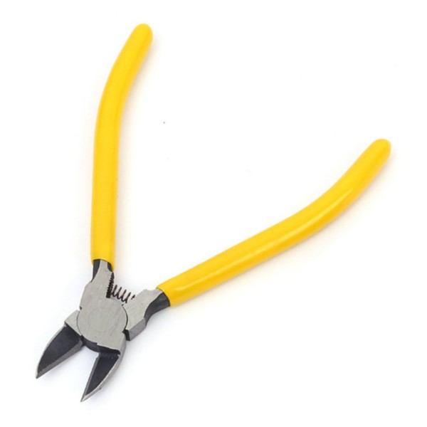 XINGYIYIJIA Professional Flush Side Cutters, 15.5 cm Length, Yellow Anti-Slip