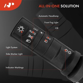 A-Premium Dimmer Switch Compatible with Nissan Frontier 2006-2015, Murano 2006-2007, Pathfinder 2007-2012, Maxima 2006-2008, Titan, Armada, Quest & Infinifi QX56, FX35, FX45