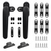 Pack of 2 Window Handle, Balcony Door Handle, Safety Window