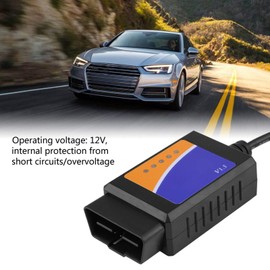 OBD2 Scanner USB ELM322 Adapter, Car Computer OBD II Check Engine Code Reader Diagnostic Tool Elmconfig Scan Tools for Benz