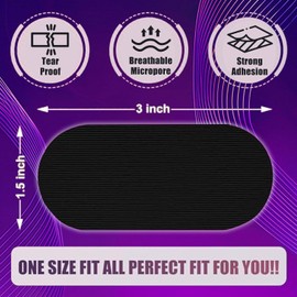 Premium Black Binding Tape (30 Pack) Strong Adhesive Multi-Functional Trial No-glued Removal Suitable for Books Bowling Heel