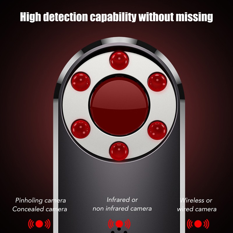Candid Camera Detector LED Lightweight Wireless Infrared Camera Scanner for