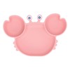 3pcs Toddler Divided Plate Set Silicone Baby Suction Plate Anti
