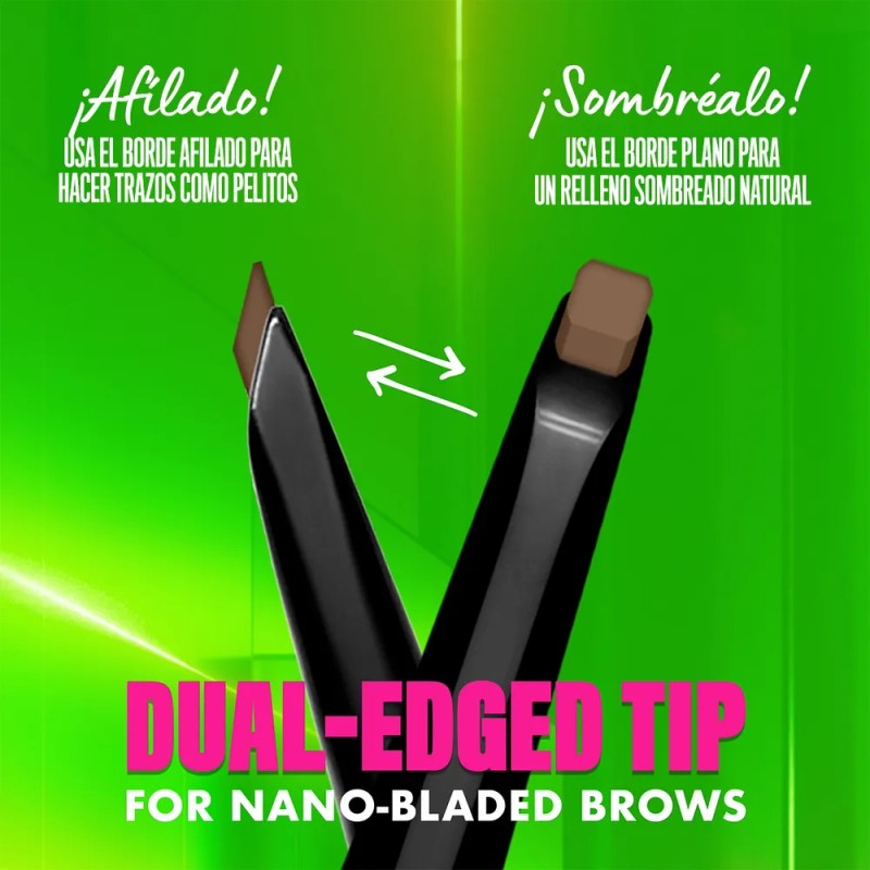 Lápiz De Cejas Blade Shade De Nyx Professional Makeup Black