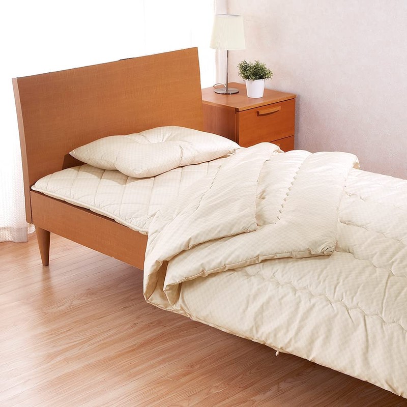 Showa Nishikawa Comforter, Single, 2-Piece Set, Overlay, Washable, 365 Days