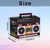 Hegbolke Novelty Boom Favors Boxes - 80s Theme Boom Box