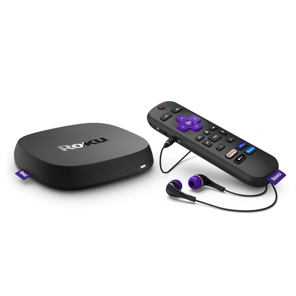 Roku Ultra | The Ultimate Streaming Device 4K/HDR/Dolby Vision/Atmos, Rechargeable