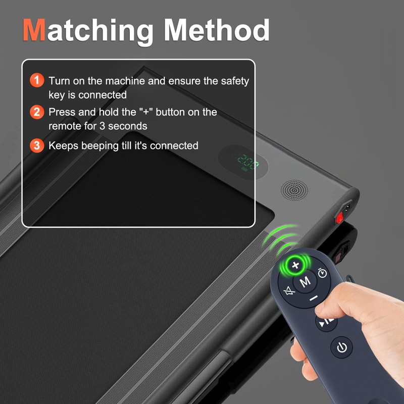 RETROSUN Replacement Remote Control for TODO TD-1CR Under Desk Treadmill,
