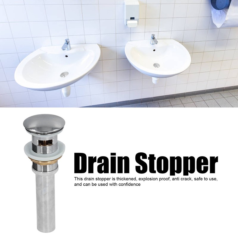 Sink Drain Stopper Copper Stainless Steel Bathroom Wash Basin Sink