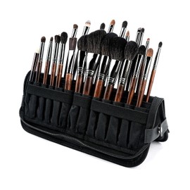 Makeup Brush Holder Waterproof Portable Makeup Brush Organizer Travel Case Stand Up Cosmetic Brush Storage Bag Handheld Makeup Bag for Travel (1 Pcs)