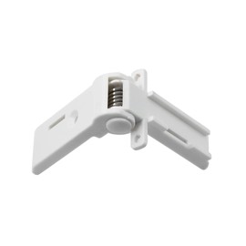 CANTONDZ 2 Pieces Door Hinge for Freezer, Fridge Freezer Hinge 2412125011 Compatible with Dometic Fridge Freezer Caravan Motorhome (White)