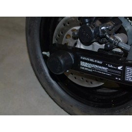 Woodcraft KAWASAKI 2017-2022 Z125 PRO WOODCRAFT RACING REAR AXLE SLIDER KIT