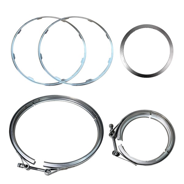 IBESTWOLF 5PCS DPF Gasket and Clamp Kit 22778070 22778066 21570880
