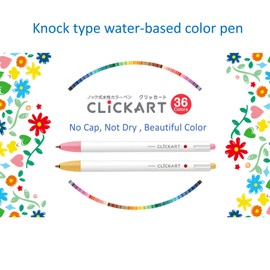 Clickart Zebra New Package 36 Colors Set WYSS22-36C-N