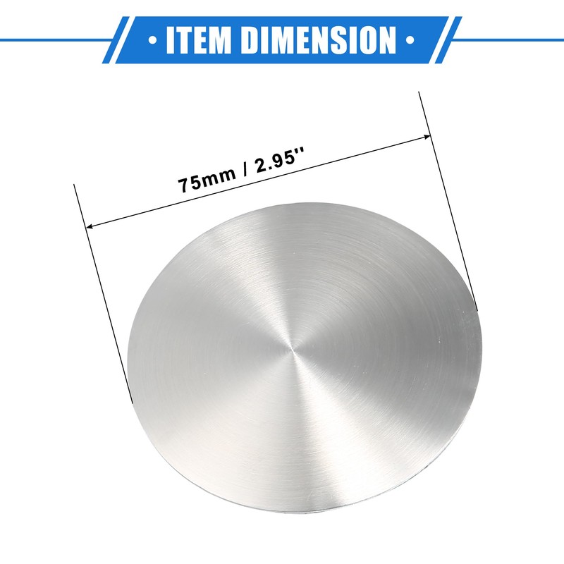 VekAuto 4 Pcs Wheel Center Cap Sticker, 75mm Universal for