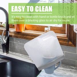 Qinline Reusable Food Storage Bags - 24 Pack Freezer Bag, Reusable Bags Silicone, Extra Thick Leakproof Lunch Bag