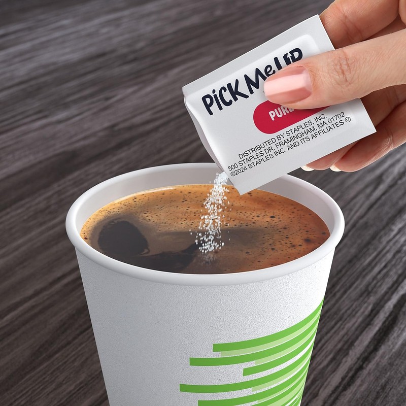 Pick Me Up Provisions Pure Sugar Packets, 2000 Count Box