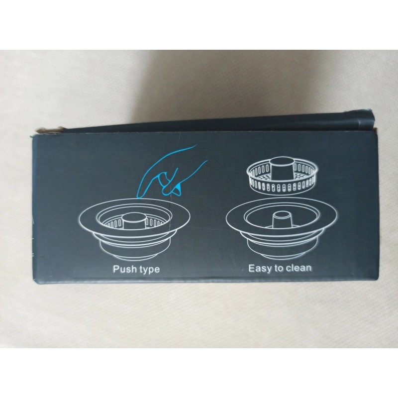 hibbent Stainless Steel 3 in 1 Kitchen Sink Drain Strainer