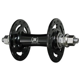 Novatec High Flange Front Bike Hub, Fixie, Fixed Gear Track Single Speed A165SBT, A165bt, Black