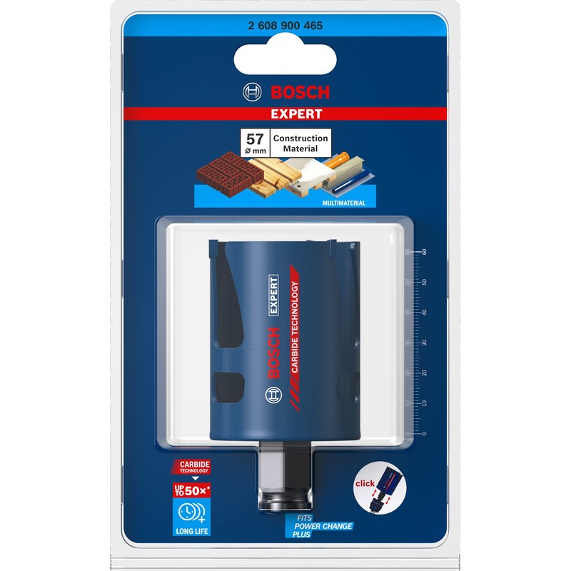 Bosch Professional 1 x Expert Construction Material hole saw (for