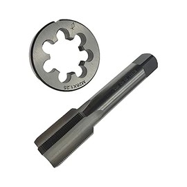 M28X1.25 Tap and Die Set Right Hand M28 x 1.25 Tap Die Threading Tool Machine Thread Tap and Round Die RH HSS