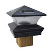Moonrays 91268 Solar-Powered Post Cap LED Light for 6 by