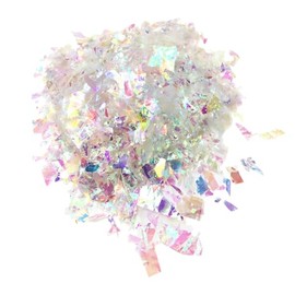 UUYYEO 120g Artificial Snowflakes Decorative Snow Flakes Snowflake Craft Sequins Christmas Village Snow Twinkles Nail Glitter Flakes Xmas Party Decorations