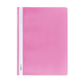 Exacompta Original Falken Plastik-Schnellhefter. Aus PP-Folie für DIN A4 kaufmännische Heftung Pastell-Farbe rosa Hefter ideal für Büro und Schule