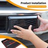Hoolcar Left & Right Front Bumper Guard Pads Insert Cap