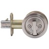 Round Pocket Door Lock, Privacy (Bed/Bath) Latch, 2-3/8" Backset, RCL,