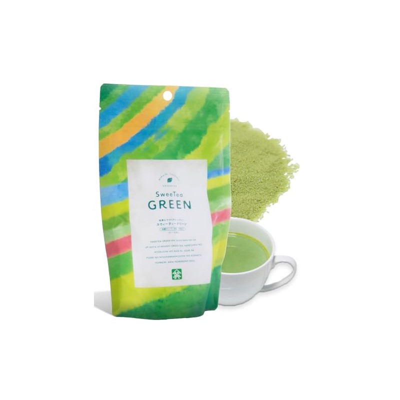 Green Tea Powdered Green Tea Sugar, 5.3 oz (150 g),