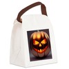 CafePress Shiny Jack O' Lantern Canvas Lunch Bag with Strap