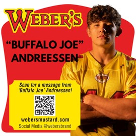 Buffalo's Own Weber's Brand Original Horseradish Mustard 16 ounce