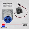 LED Voltage Display Panel Mount Volt Amp Meter, AD101-22VAMS 22mm