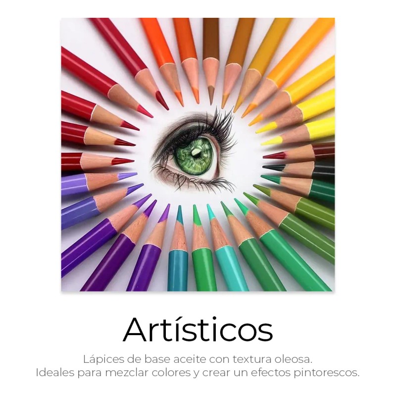 Juego De Lapices Para Dibujar Pintar De Colores Vibrantes 120