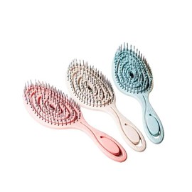 Organic Detangling Hair Brush for Women, Men & Children Haircare Heatless - Color: White