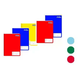 Madison 5 Cuadernos Tamaño Profesional Cosido Marca Madison Blanco Color Multicolor