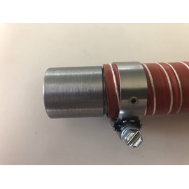 GenExhaust Universal Generator 1" silicone tubing exhaust extension 1 foot length.