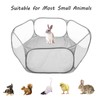 Small Animals Playpen, Portable Pop-up Open Interactive Pet Tent, Indoor
